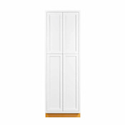 Maplevilles Cabinetry Inset 24" Wide x 93" Tall 4 Door Tall or Pantry Cabinet Snow White