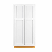 Maplevilles Cabinetry Inset 36" Wide x 84" Tall 4 Door Tall or Pantry Cabinet Snow White