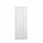 Maplevilles Cabinetry Inset 12" Wide x 30" Tall Single Door Wall Cabinet Snow White