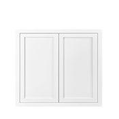 Maplevilles Cabinetry Inset 36" Wide x 30" Tall Double Door Wall Cabinet Snow White