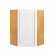 Maplevilles Cabinetry Inset 27" Wide x 30" Tall 1 Door Wall Cabinet Snow White
