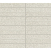 Marazzi Inyo - 1" x 6" Rectangle Floor and Wall Mosaic Tile - Satin Fabric Visual - Sold by Sheet (0.83 SF/Sheet) Crema