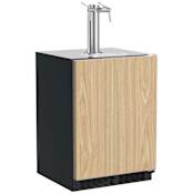 Marvel Classic 24 Inch Wide 5.7 Cu. Ft. Panel Ready Built-In / Free Standing Double Tap Wine Kegerator Integrated