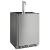 Marvel Outdoor 24 Inch Wide 5.7 Cu. Ft. Built-In / Free Standing Single Tap Wine Kegerator Stainless Steel