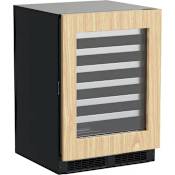 Marvel Professional 24 Inch Wide Built-In Wine Cooler with Dynamic Cooling Technology and Glass Door Panel Ready Framed Glass
