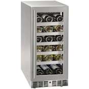 Marvel Essential 15 Inch Wide 28 Bottle Capacity Built-In Wine Cooler Stainless Frame
