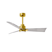 Matthews Fan Company Alessandra - LK 42" 3 Blade Indoor / Outdoor LED Ceiling Fan Brushed Brass / Barnwood