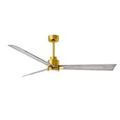 Matthews Fan Company Alessandra - LK 56" 3 Blade Indoor / Outdoor LED Ceiling Fan Brushed Brass / Barnwood