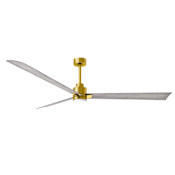 Matthews Fan Company Alessandra - LK 72" 3 Blade Indoor / Outdoor LED Ceiling Fan Brushed Brass / Barnwood