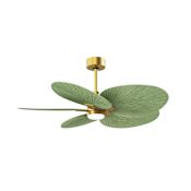 Matthews Fan Company Alessandra Tropical - LK 48" 5 Blade Indoor / Outdoor LED Ceiling Fan Brushed Brass