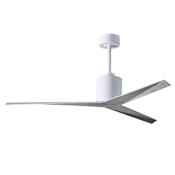 Matthews Fan Company Eliza 56" 3 Blade Indoor / Outdoor Ceiling Fan with Remote Control White / Barn Wood Blades