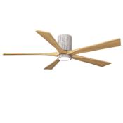 Matthews Fan Company Irene-5HLK 60" 5 Blade Indoor LED Ceiling Fan Barn Wood Tone / Light Maple Tone