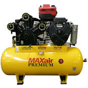 MAXair Premium 31 HP 120 Gal 150 Max PSI Single-Stage Truck Mount Gas Reciprocating Air Compressor N/A
