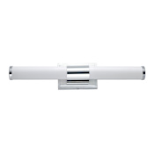 Maxim Optic 24" Tubular LED Bath Bar Polished Chrome / White Glass