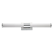 Maxim Optic 30" Tubular LED Bath Bar Polished Chrome / White Glass