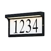 Maxim 13" Wide LED Outdoor Address Light Black