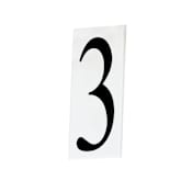 Maxim 5" Tall House Number 3 White