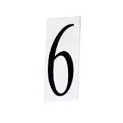 Maxim 5" Tall House Number 6 White