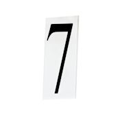 Maxim 5" Tall House Number 7 White