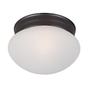 Maxim Essentials 7" Wide 1 Light Ceiling Light Oil Rubbed Bronze / Frosted Glass
