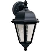 Maxim Westlake 15" 1 Light Wall Sconce Black / Clear Glass