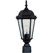Maxim Westlake 1 Light Outdoor Post Light Black