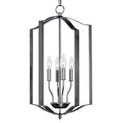 Maxim Provident 4 Light 15" Wide Taper Candle Pendant Black