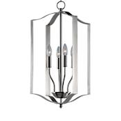 Maxim Provident 4 Light 15" Wide Taper Candle Pendant Satin Nickel