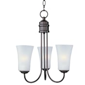 Maxim Logan 17" Wide 3 Light Chandelier Oil Rubbed Bronze