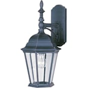 Maxim Westlake 18" 1 Light Wall Sconce Black / Clear Glass