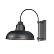 Maxim Industrial 16" Tall Outdoor Wall Sconce Black