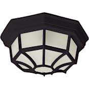 Maxim Crown Hill 10" 2 Light Outdoor Ceiling Light Black