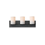 Maxim Lateral 3 Light 20" Wide Bathroom Vanity Light Black
