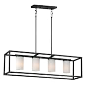 Maxim Lateral 4 Light 36" Wide Multi Light Pendant Black