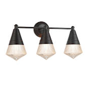 Maxim Hargreaves 3 Light 24" Wide Vanity Light Black