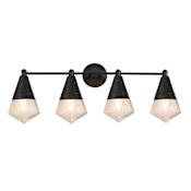 Maxim Hargreaves 4 Light 33" Wide Vanity Light Black