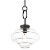 Maxim Harbor 12" Wide Pendant Black