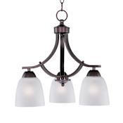 Maxim Axis 16" Wide 3 Light Chandelier Oil Rubbed Bronze