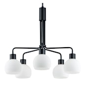 Maxim Coraline 5 Light 27" Wide Chandelier Black