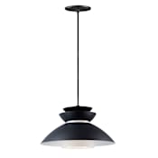 Maxim Nordic 14" Wide Pendant Black