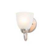Maxim Axis 8" Tall Bathroom Sconce Satin Nickel