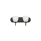 Maxim Axis 2 Light 18" Wide Vanity Light Black