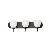 Maxim Axis 3 Light 24" Wide Vanity Light Black
