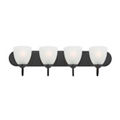 Maxim Axis 4 Light 30" Wide Vanity Light Black