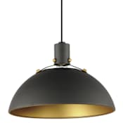 Maxim Dawn 20" Wide Pendant Antique Brass / Black
