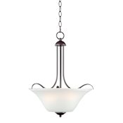Maxim Vital 3 Light 17" Wide Mini Chandelier Oil Rubbed Bronze