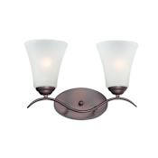 Maxim Vital 2 Light 15" Wide Bathroom Vanity Light Oil Rubbed Bronze