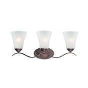 Maxim Vital 3 Light 24" Wide Bathroom Vanity Light Oil Rubbed Bronze