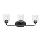 Maxim Acadia 3 Light 25" Wide Bathroom Vanity Light Black