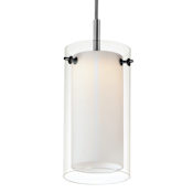 Maxim Duo 5" Wide LED Mini Pendant Black